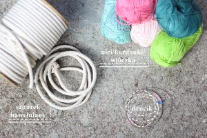 Tęcza ze sznurka DIY